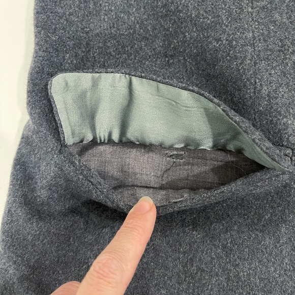 Joseph & Lyman Men's 100% Cashmere Sport Coat Blazer Charcoal Jacket Dark Gray - Picture 12 of 15